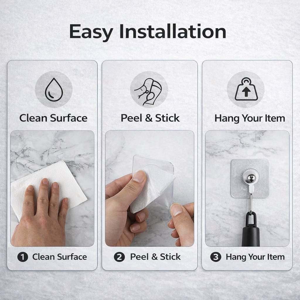 Strong Adhesive Frame Hooks