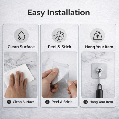 Strong Adhesive Frame Hooks