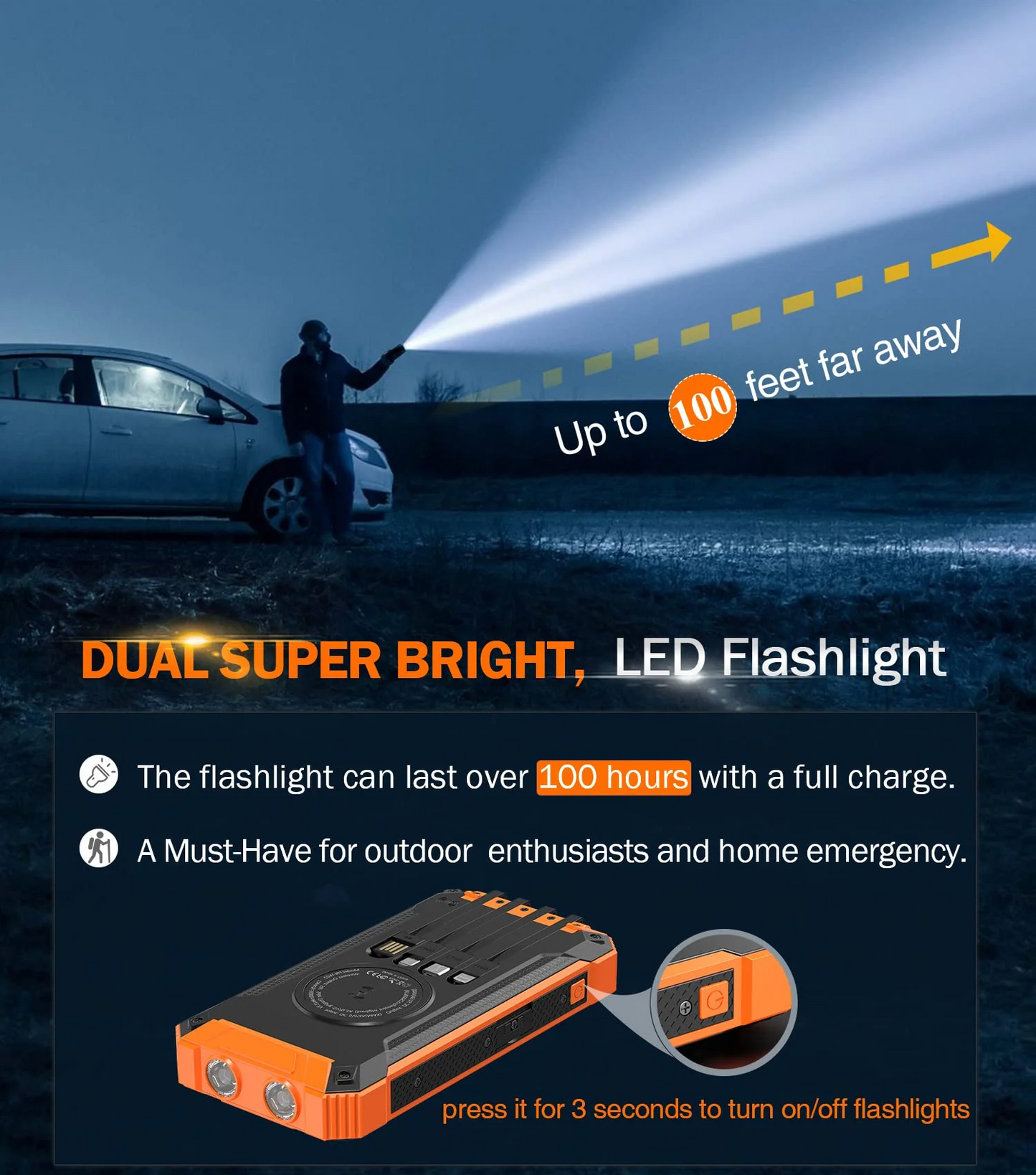 Power Bank Wireless 36000mAh